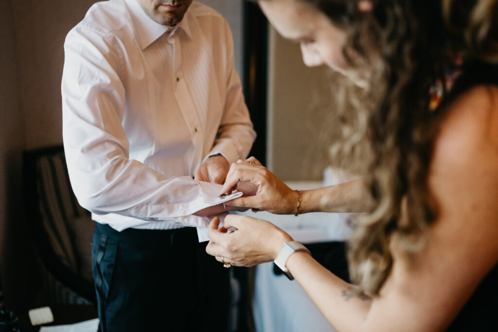 A summer intimate wedding at Caesars Palace and Carmine’s in Las Vegas, by Vegas Wedding Visuals